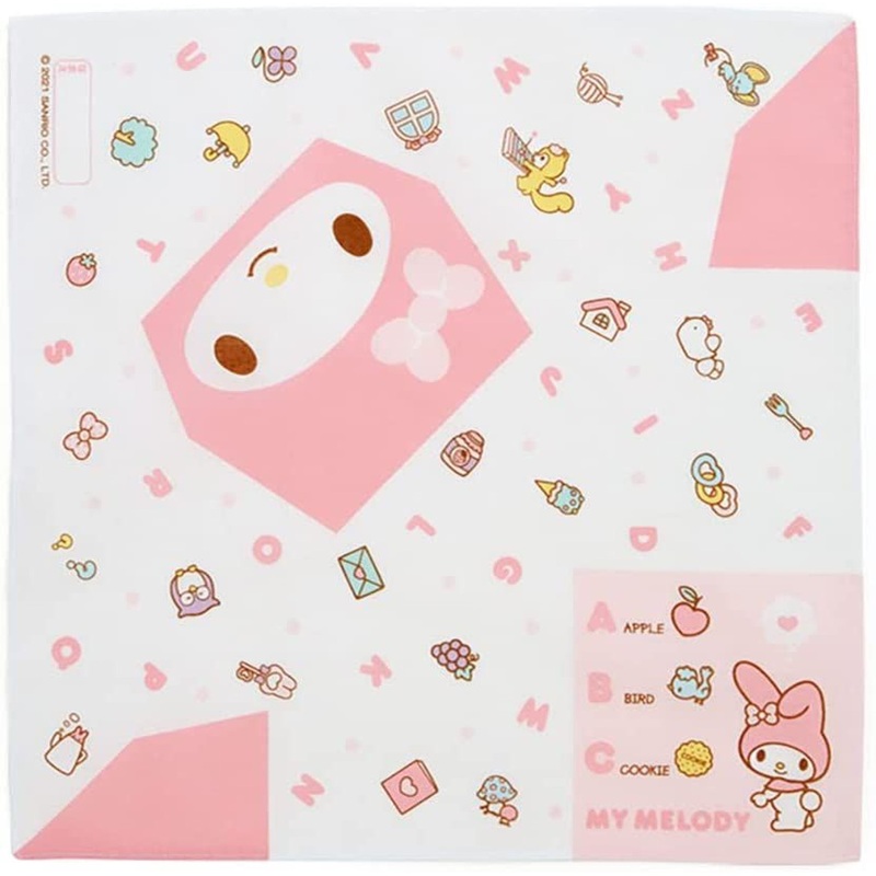 Sanrio Origami Style Handkerchief My Melody