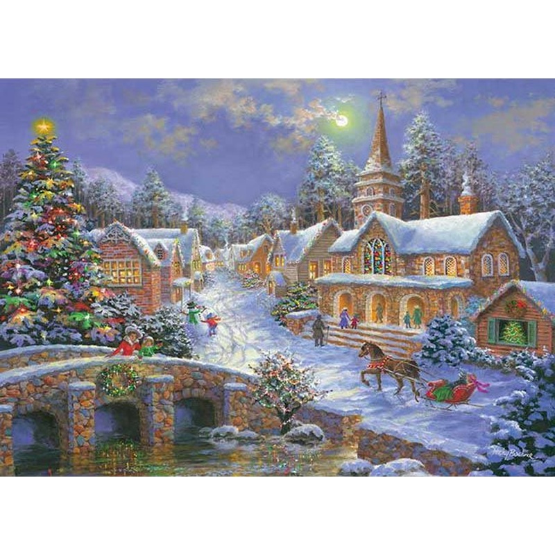 Appleone 500-289 Jigsaw Puzzle Moonlight Serenade by Nicky Boehme (500 Pieces)