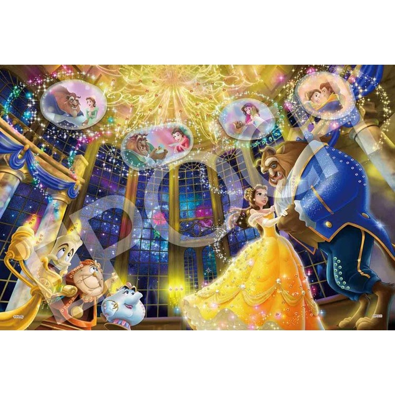 Epoch 97-007 Jigsaw Puzzle Disney Emotional Story Series Beauty and the Beast (Decoration Puzzle) (1000 Pieces)