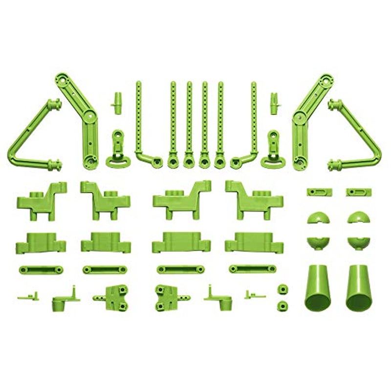 Tamiya 47407 L/N Parts Body Mounts Suspension Arms Set Yellow Green for WR02-CB