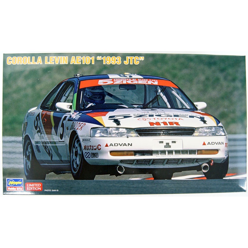 Hasegawa 20417 Corolla Levin AE1011993 JTC 1/24 Scale Kit