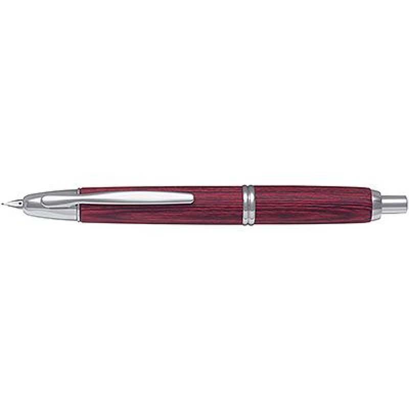 Pilot FC-25SK-DRM Capless Wood Body Deep Red Fountain Pen (NIB:M Medium)