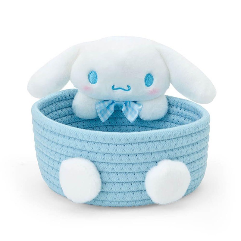 Sanrio Cinnamoroll Mascot With Rope Basket M Storage