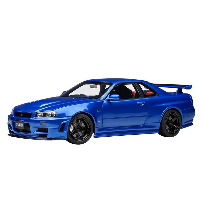 AUTOArt 1/18 Nismo R34 GT-R Z-Tune (Bayside Blue) Finished Model