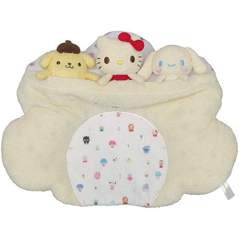 Kawada Sanrio Baby Pillow w/ Rattles