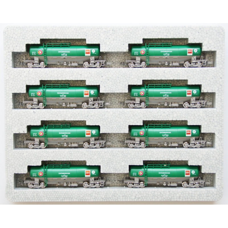 Kato 10-1167 Tank Car TAKI 1000 ENEOS (Green)  8 Cars Set B (N scale)