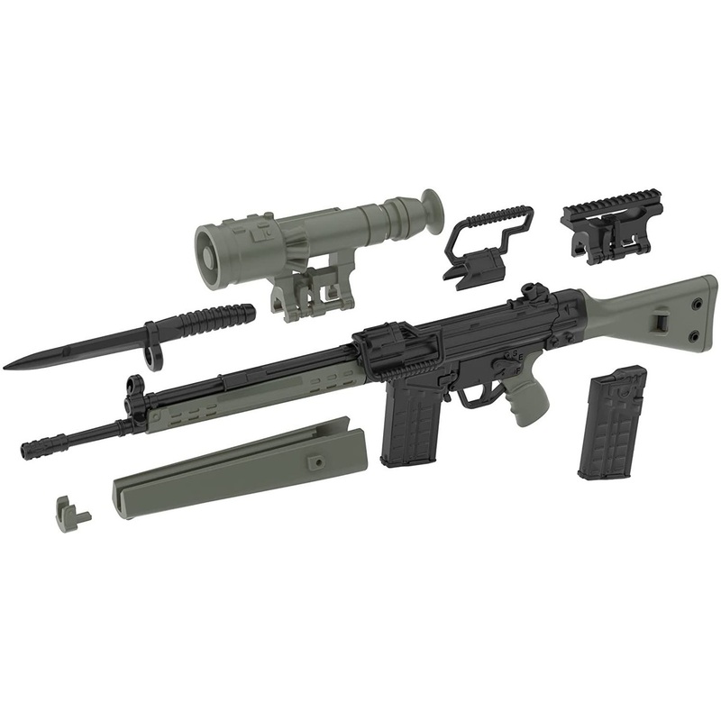 Tomytec Military Series 1/12 Little Armory LA082 G3A3 Type Plastic Model