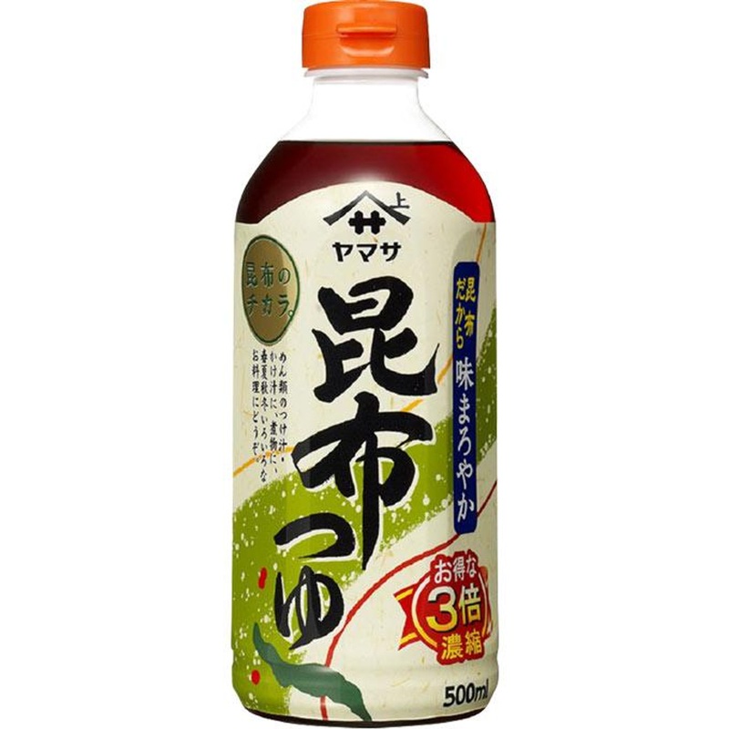 Yamasa Soy Sauce Yamasa Konbu Tsuyu Pack 500Ml