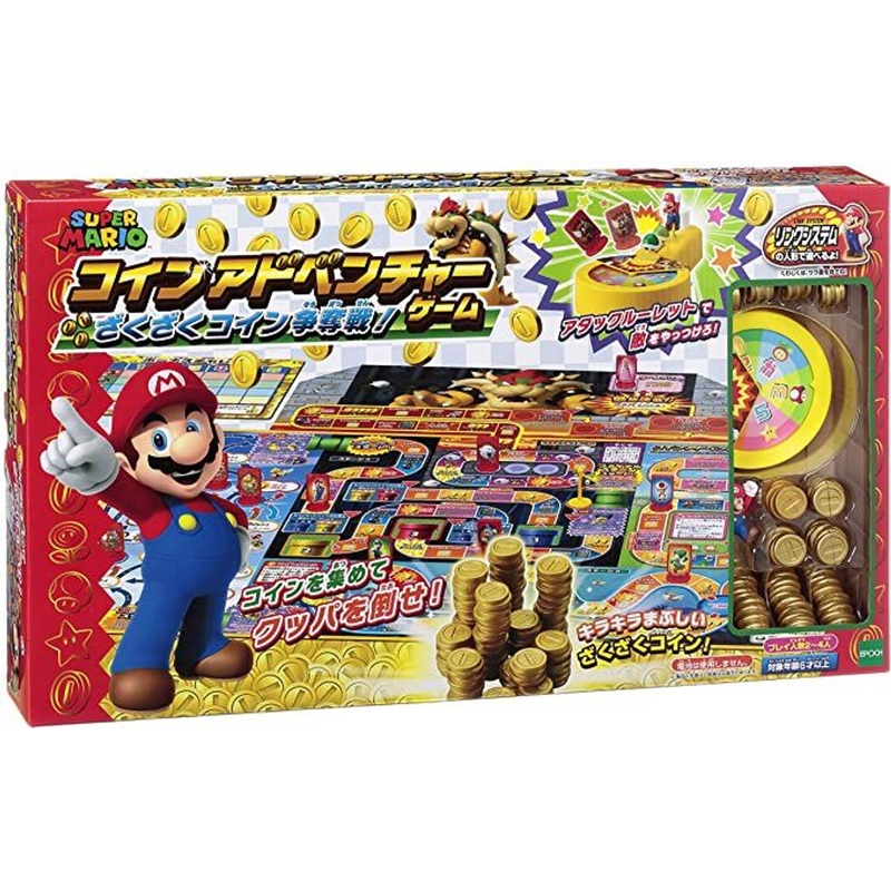 Epoch Super Mario Coin Adventure Game Coin Battle