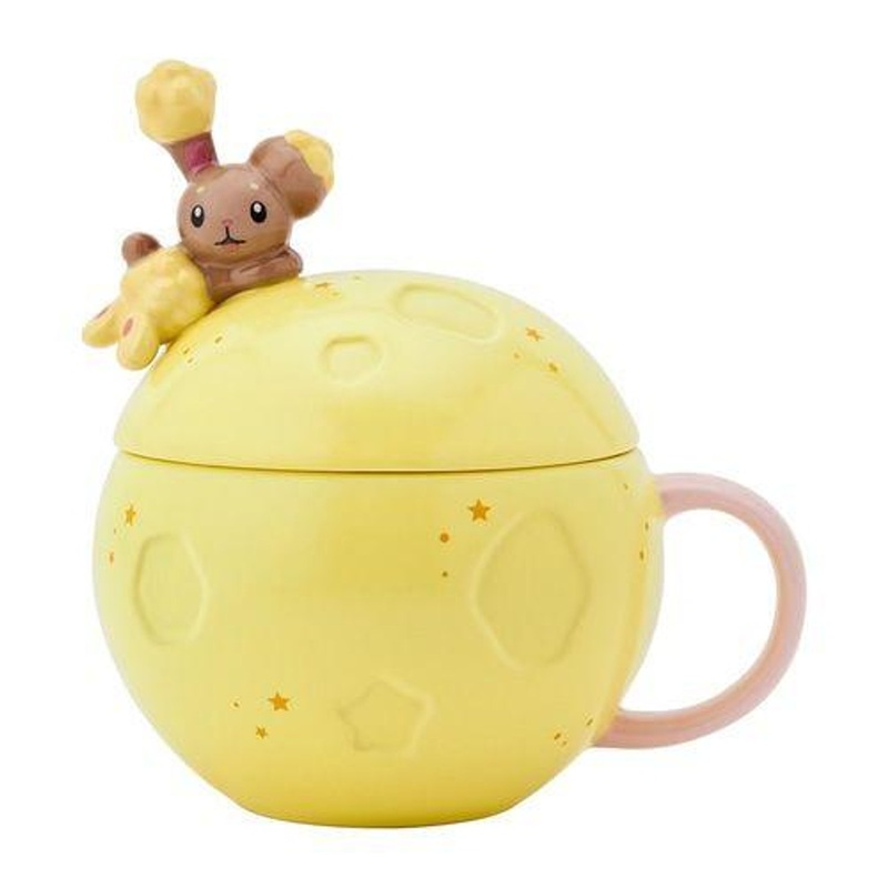 Pokemon Center Original Lidded Mug Full Moon And Buneary