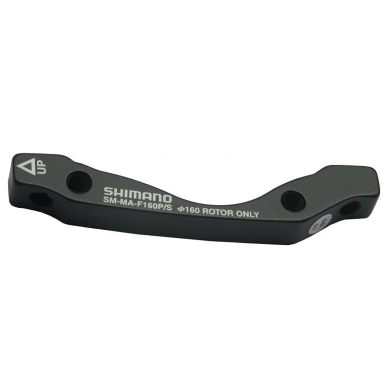 Shimano (Cycling) Shimano Mount Adapter SM-MA-F-160 P/S 2 For Front 160mm Caliper: Post Mount Base: International A ISMMAF160PSA