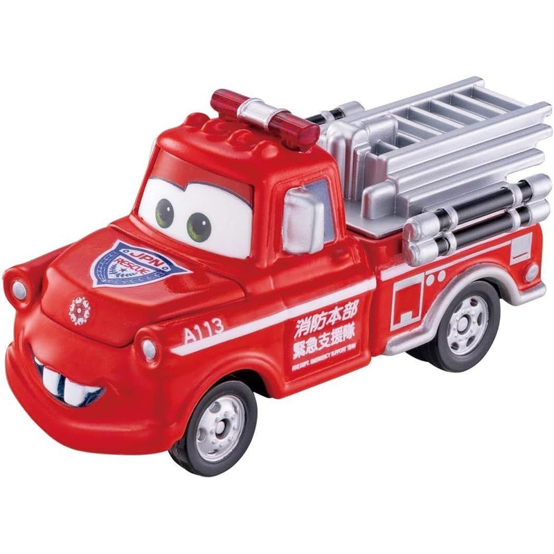Takara Tomy Tomica Disney Cars Mater (Fire Truck Type)