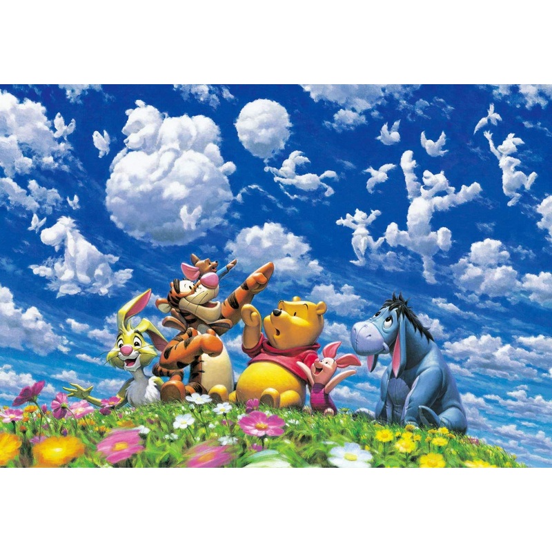 Tenyo Japan Jigsaw Puzzle DPG500-594 Disney Winnie the Pooh Sky Fantasy (500 S-Pieces)