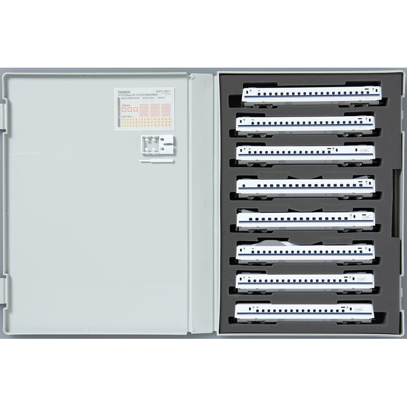 Tomix 98671 Series N700-9000 N700S Confirmation Test Car 8 Cars Add-on Set (N scale)