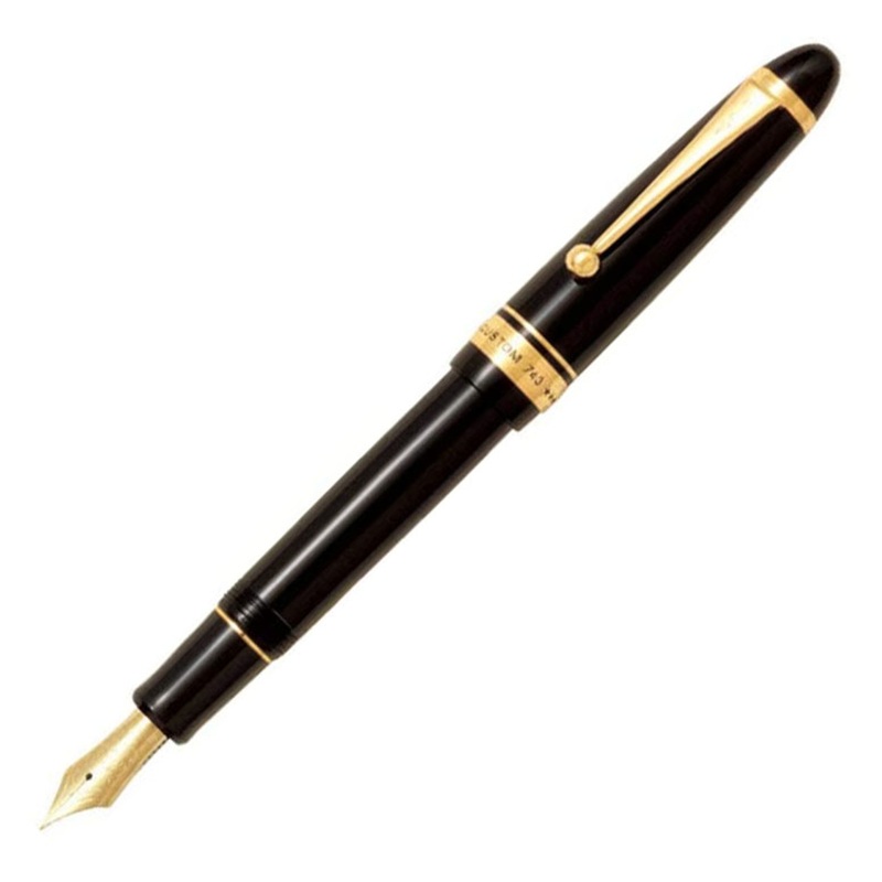 Pilot FKK-3000R B-PO Custom 743 Black Fountain Pen (NIB:PO Posting)