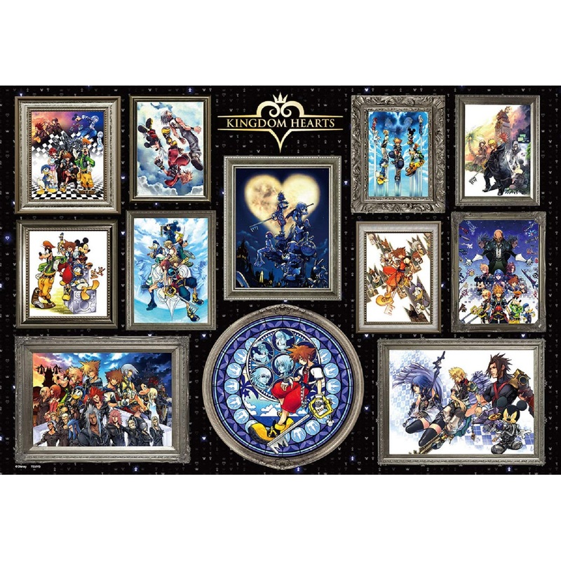 Tenyo Japan Jigsaw Puzzle D1000-051 Disney Kingdom Hearts Art (1000 Pieces)