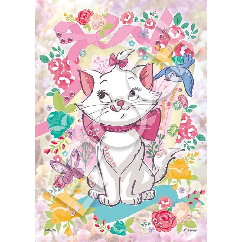 Epoch 72-031 Jigsaw Puzzle Disney The Aristocats Botanical Marie (Decoration Puzzle) (108 Pieces)