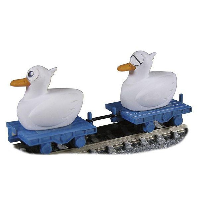 Tsugawa Yokou JT-02 Toritetsu Baby Bird (2 Birds with Trolley) (N scale)