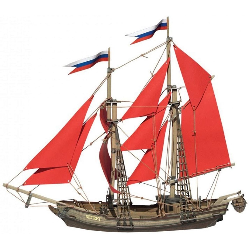 Umbum Paper Craft Kit Brigantine Ship Non-scale