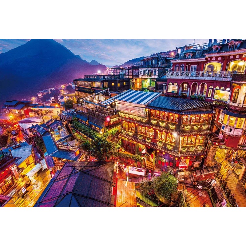 Beverly Jigsaw Puzzle 83-086 Glow in the Dark Evening Jiufen (300 Pieces)