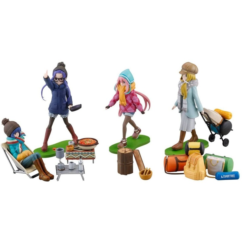 Kaiyodo ARTPLA 1/24 Yuru Camp 1 Box 6 Pcs (Laid-Back Camp)