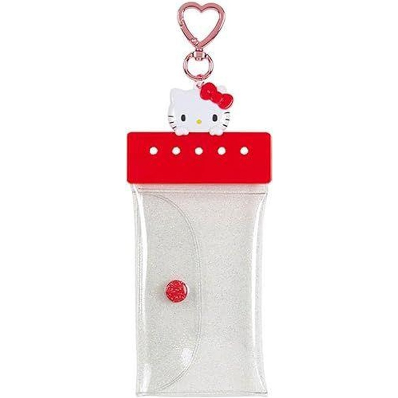 Sanrio Clear Pouch  Hello Kitty (My Snap-on Letters)