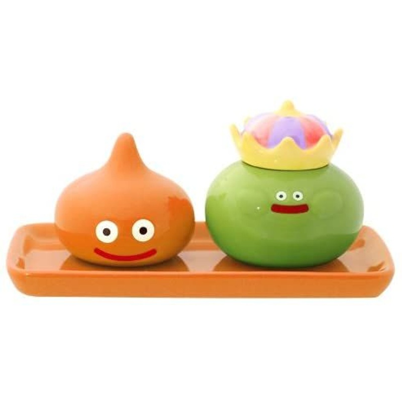Square Enix Dragon Quest Smile Slime Salt & Pepper: She-slime & King Cureslime