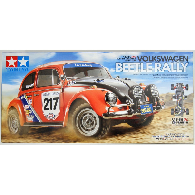 Tamiya 58650 Volkswagen Beetle Rally (MF-01X Chassis) 1/10 Scale RC Car Series No.650