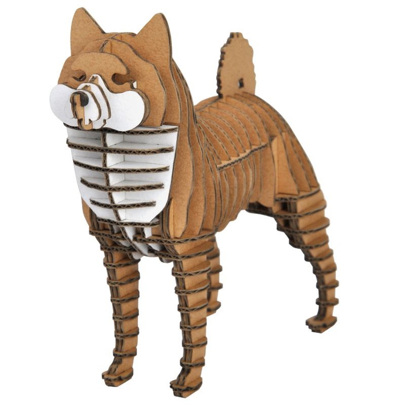 hacomo GRID Paper Craft Shiba Inu