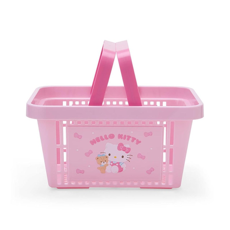 Sanrio Hello Kitty Basket Storage Accessory Holder 002755