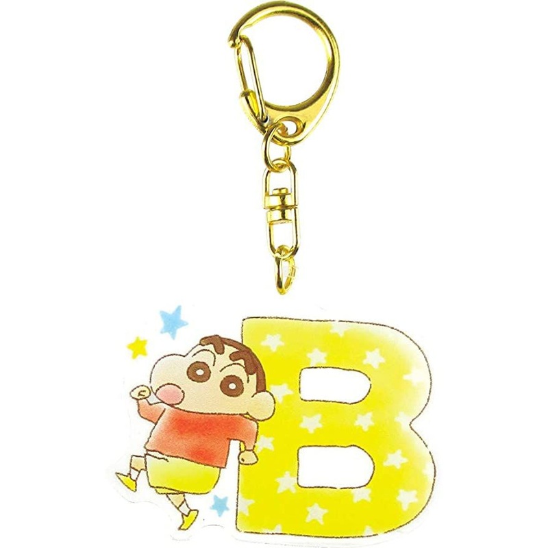 T’s Factory Crayon Shin-chan Initial Acrylic Keychain B