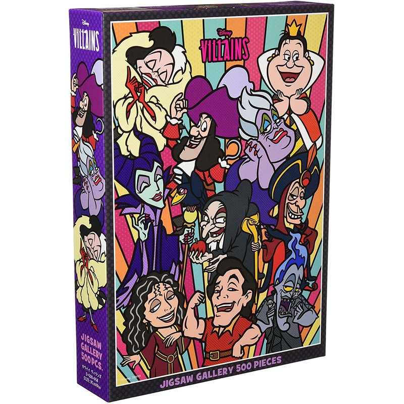 Tenyo Japan Jigsaw Puzzle D500-658 Disney Comical Villains (500 Pieces)