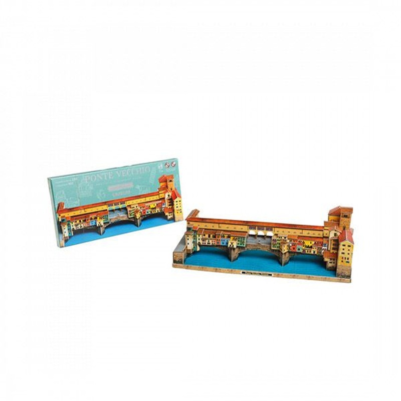 Umbum Paper Craft Kit Ponte Vecchio (Florence, Italy) Non-scale
