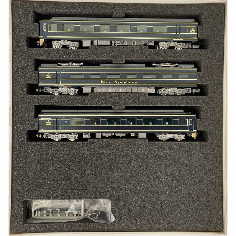 Greenmax 50695 Kintetsu Series 16200 ‘Blue Symphony’ (For Osaka Abenobashi) 3 Cars Set (N scale)