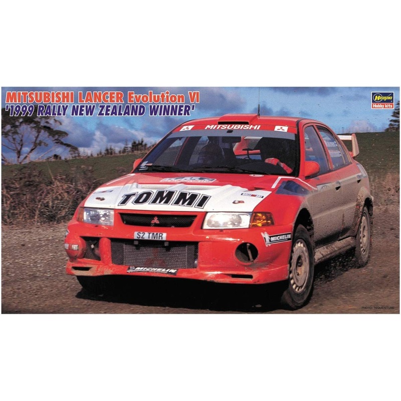 Hasegawa 20415 Mitsubishi Lancer Evolution VI 1999 Rally New Zealand Winner 1/24 Scale Kit