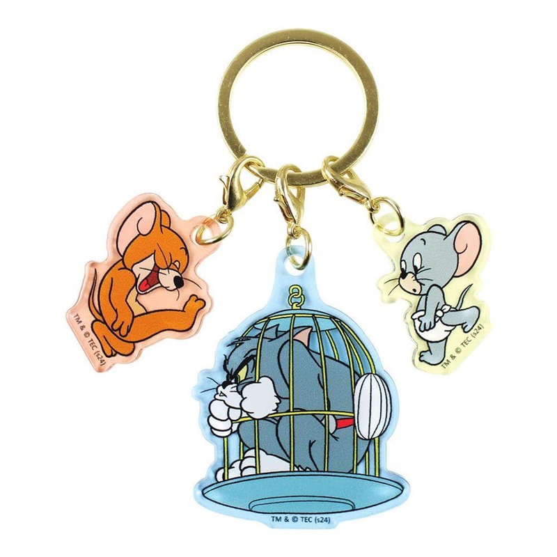 T’s Factory Tom And Jerry 3 Charm Keyholder Jerry / Tom / Tuffy