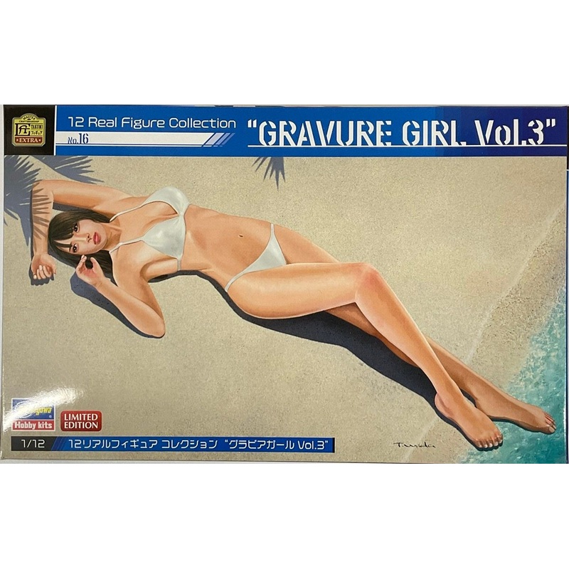Hasegawa 1/12 Real Figure Collection No.16 ‘Gravure Girl Vol.3’ Unpainted Resin Figure