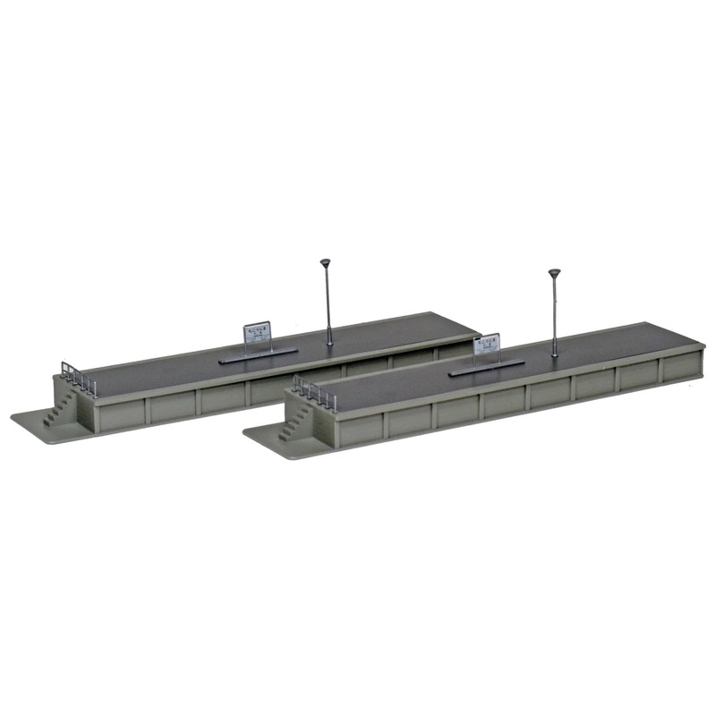 Kato 23-174 Island Platform End A (2 pieces) (N scale)