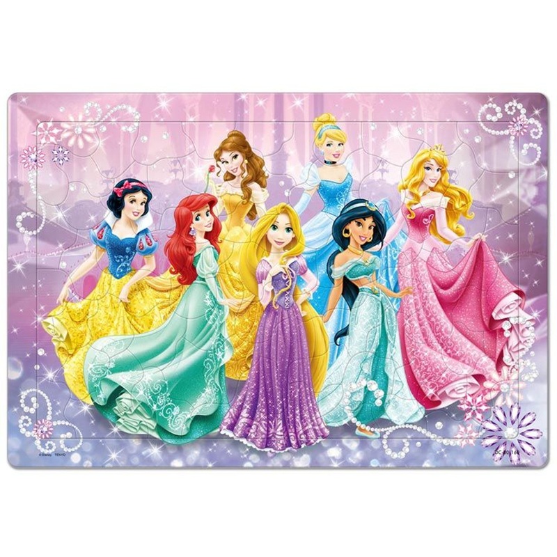 Tenyo DC80-160 Jigsaw Puzzle Disney Princesses Lovely Together (80 Pieces) Child Puzzle