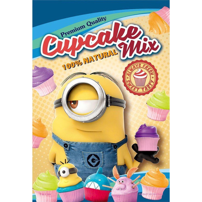 Yanoman 99-426 Jigsaw Puzzle Petit Light Minions Cupcake Mix (99 Small Pieces)