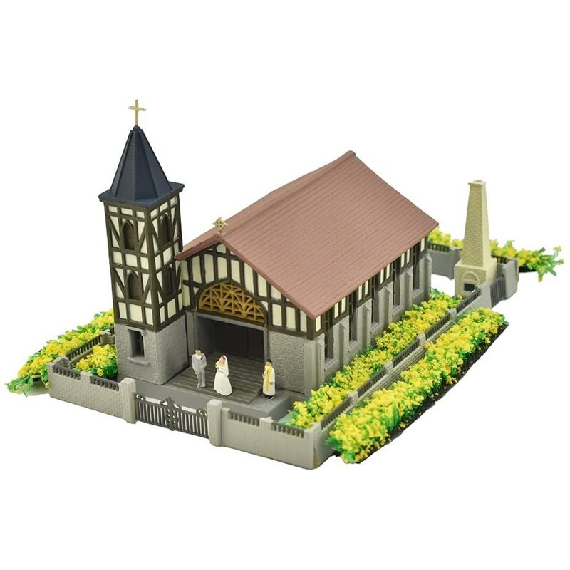Tomytec (Building 052-3) Church C3 Plateau Church (N scale)