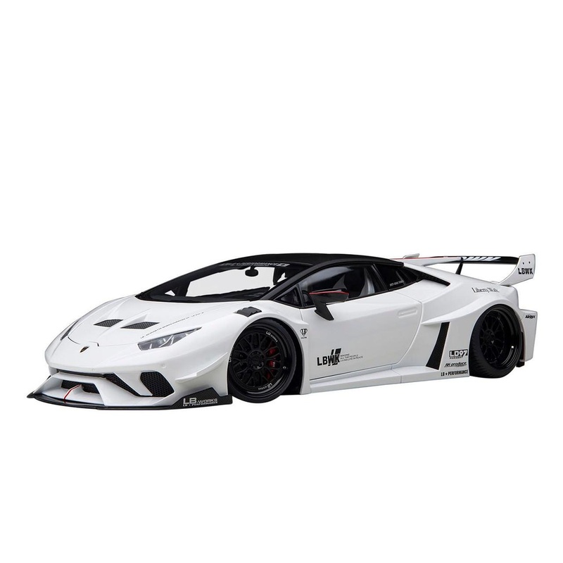 AUTOArt 1/18 Liberty Walk LB-Silhouette Works Lamborghini Huracn GT (White) Finished Model
