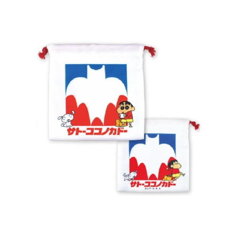 T’s Factory Crayon Shin-chan Flat Drawstring Pouch Satoh Cocono Ka-do