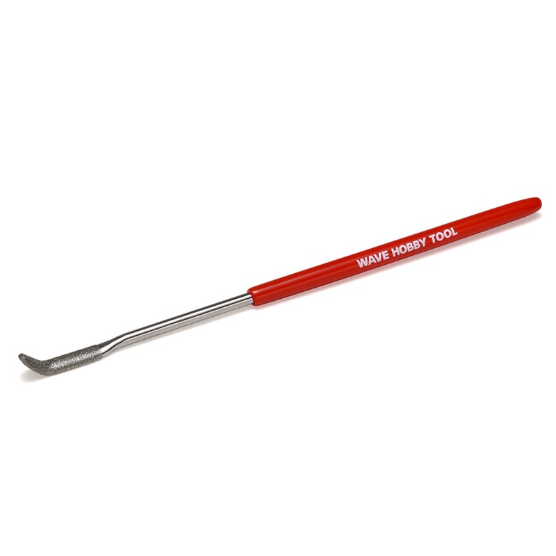 Wave Special Shape Diamond File (Half Round, Curved End)
