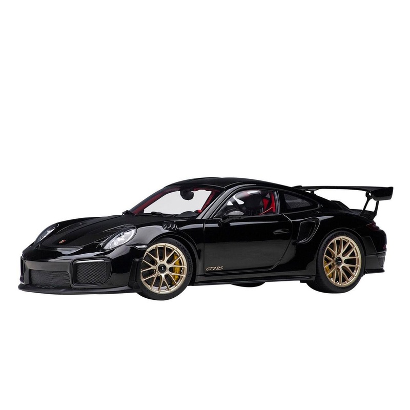 AUTOArt 1/18 Porsche 911 (991.2) GT2 RS Weissach Package (Black/Carbon) Finished Model