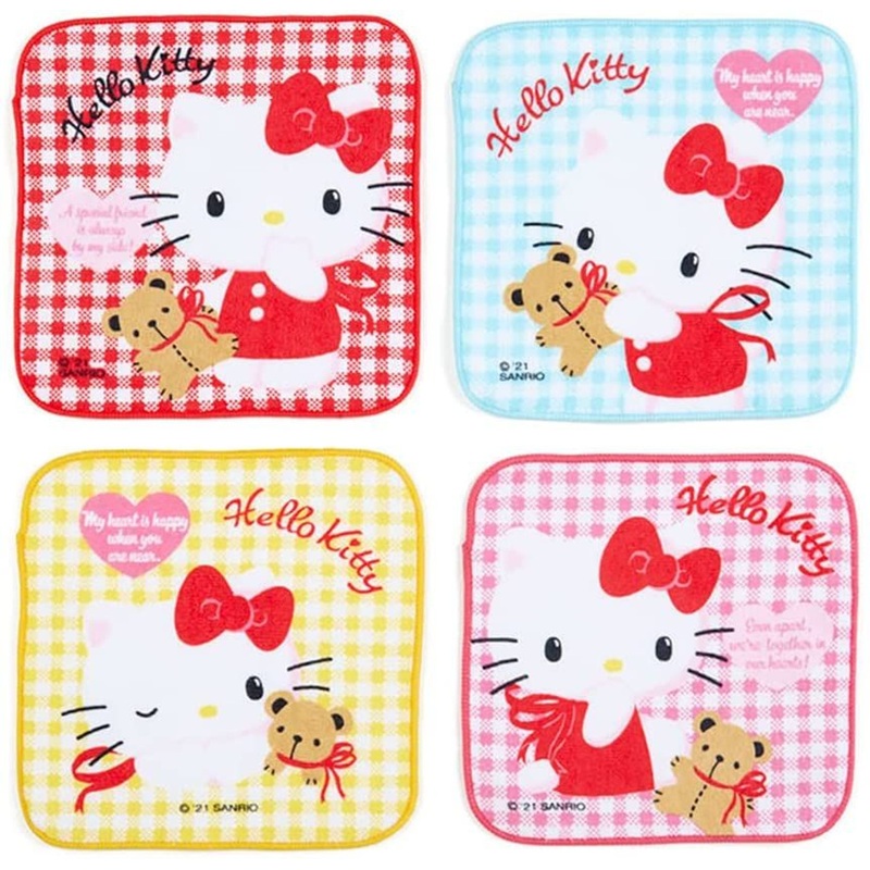 Sanrio Petit Towel Set (4 pcs) Hello Kitty