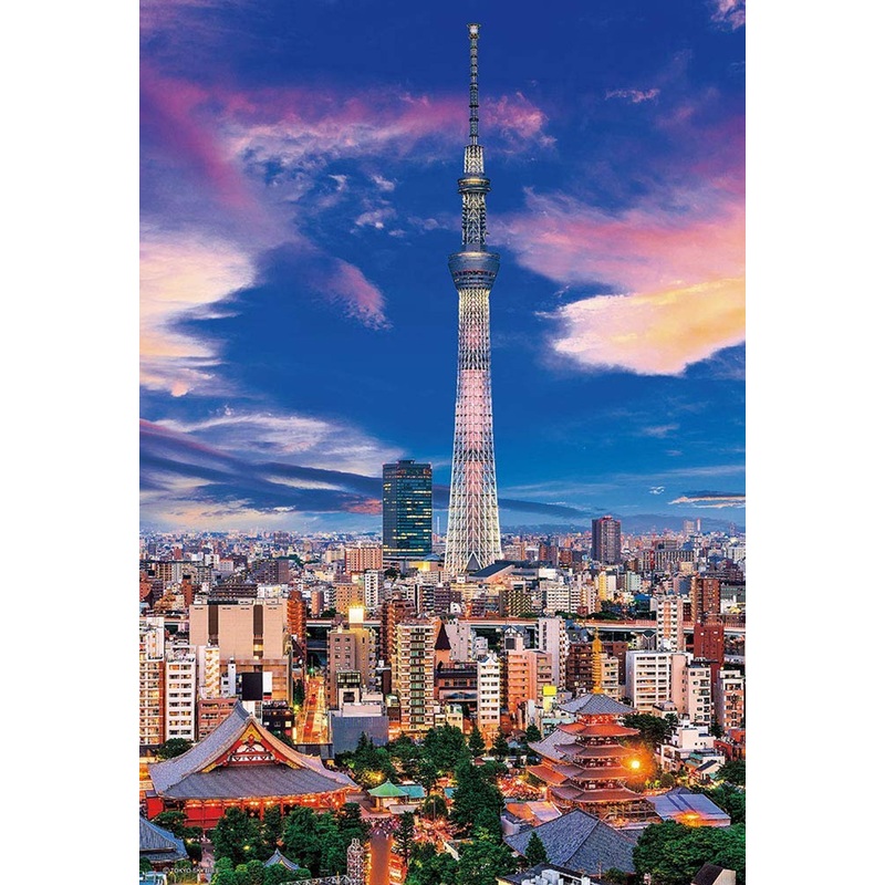 Beverly Jigsaw Puzzle 93-147 Tokyo Sky Tree Twilight View (300 Pieces)