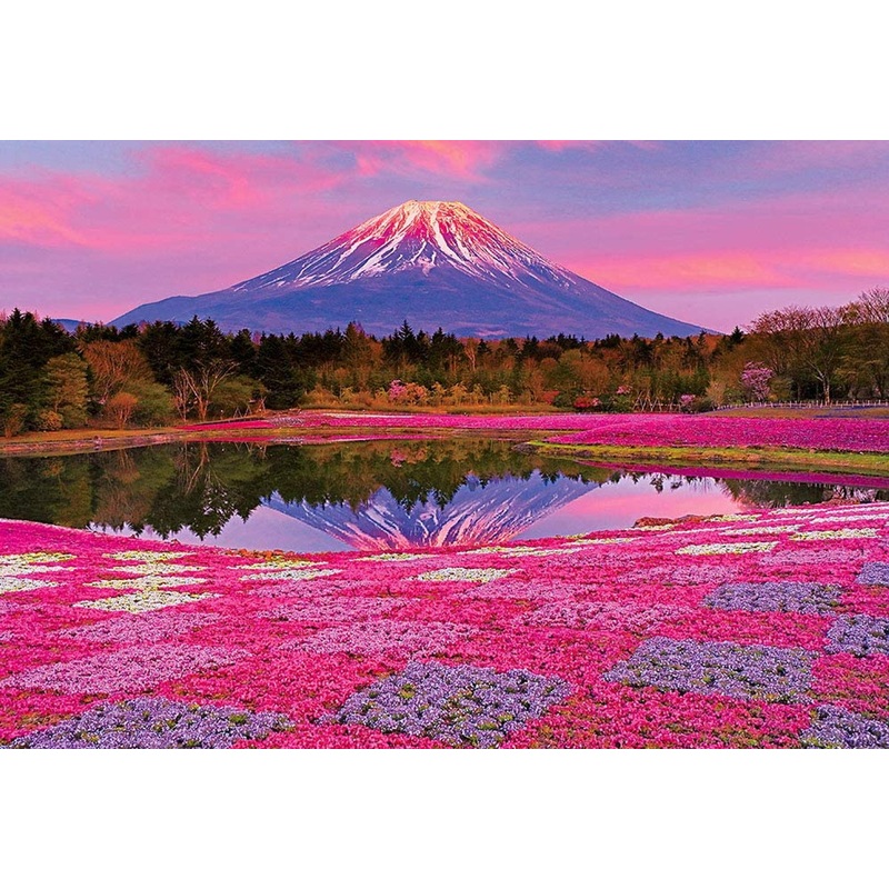 Beverly Jigsaw Puzzle M81-597 Sunset Mount Fuji (1000 S-Pieces)