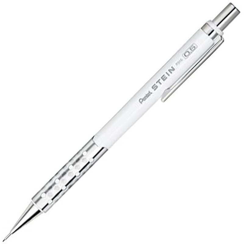 Pentel Stein Mechanical Pencil 0.5mm (Metallic White)