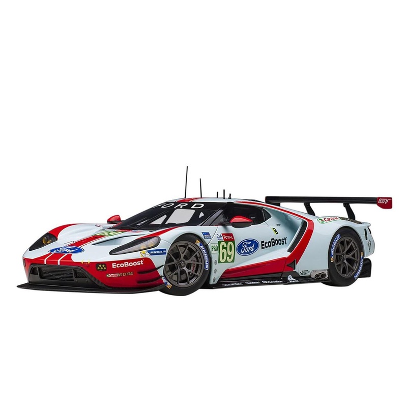 AUTOArt 1/18 Ford GT ’19 #69 (Le Mans 24 Hours) (Light Blue/Red) Finished Model